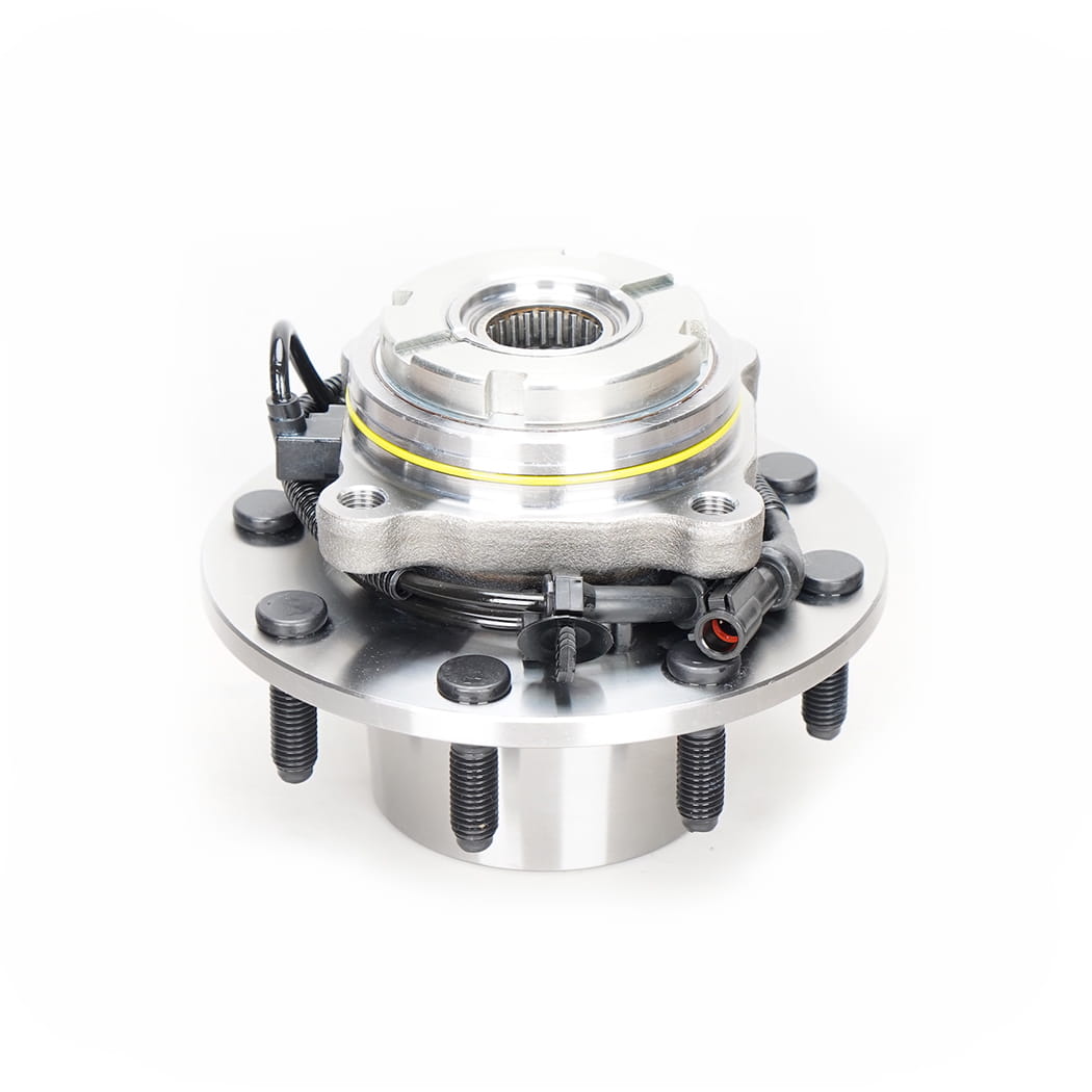 Hanhub 515077 Cubo da roda dianteira e montagem de rolamentos compatíveis com F-250 Super Duty F-350 Super Duty F-450 Super Duty F-550 Super Duty Substitui Ha590425 BR930425 F81A2B663CE FW777 8-LUG